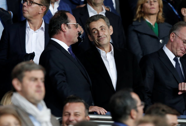 PSG- Bayern: Hollande, Sarkozy, l'insolite photo de leurs retrouvailles