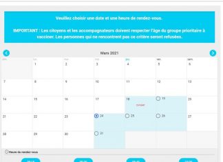 Clic Santé : Les personnes de 30 ans et plus pourront devancer leur second rendez-vous Clic Santé : Les personnes de 35 ans et plus pourront devancer leur second rendez-vous