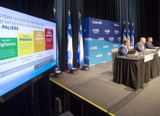 Coronavirus : Un Québec seulement en vert et jaune Coronavirus : Un Québec seulement en vert et jaune