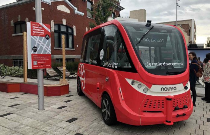 Projet pilote : des navettes autonomes mises en service aux abords de la Plaza Saint-Hubert