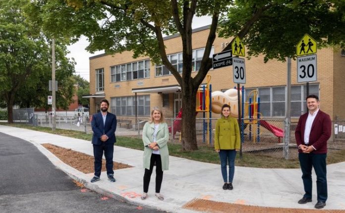 Deux projets pour sécuriser les abords des écoles dans Rosemont–La Petite-Patrie