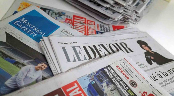 6 M$ pour aider la presse écrite du Québec 6 M$ pour aider la presse écrite du Québec